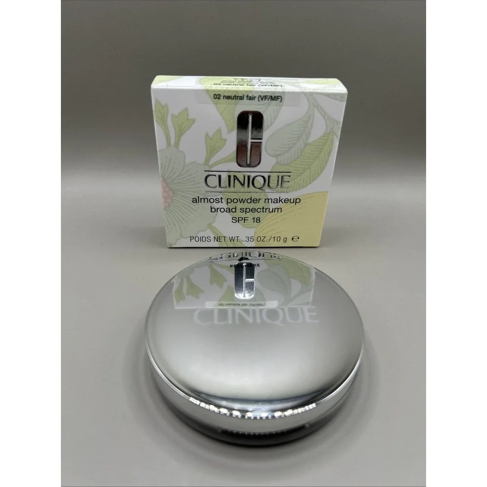 Clinique Almost Powder Makeup Broad Spectrum SPF 18 02 Neutral Fair(VF/MF) .35oz